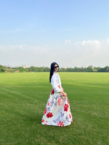 Chic Leopard Print Belted Maxi Dress