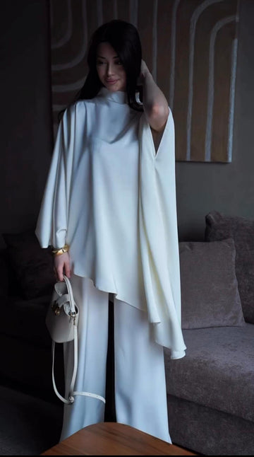Shot kaftan royal silk